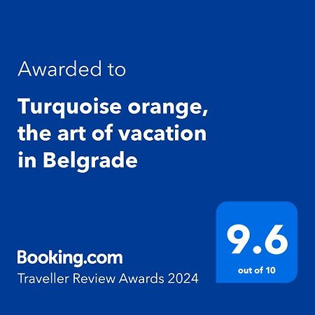 Ferienwohnung Turquoise Orange, The Art Of Vacation In Belgrad Exterior foto